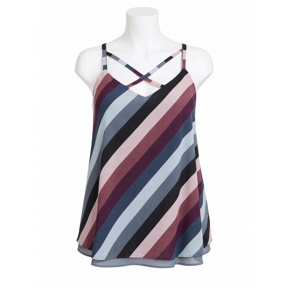 Torrid Sophie Multicolor Chiffon Strappy Swing Cami - Size 5X